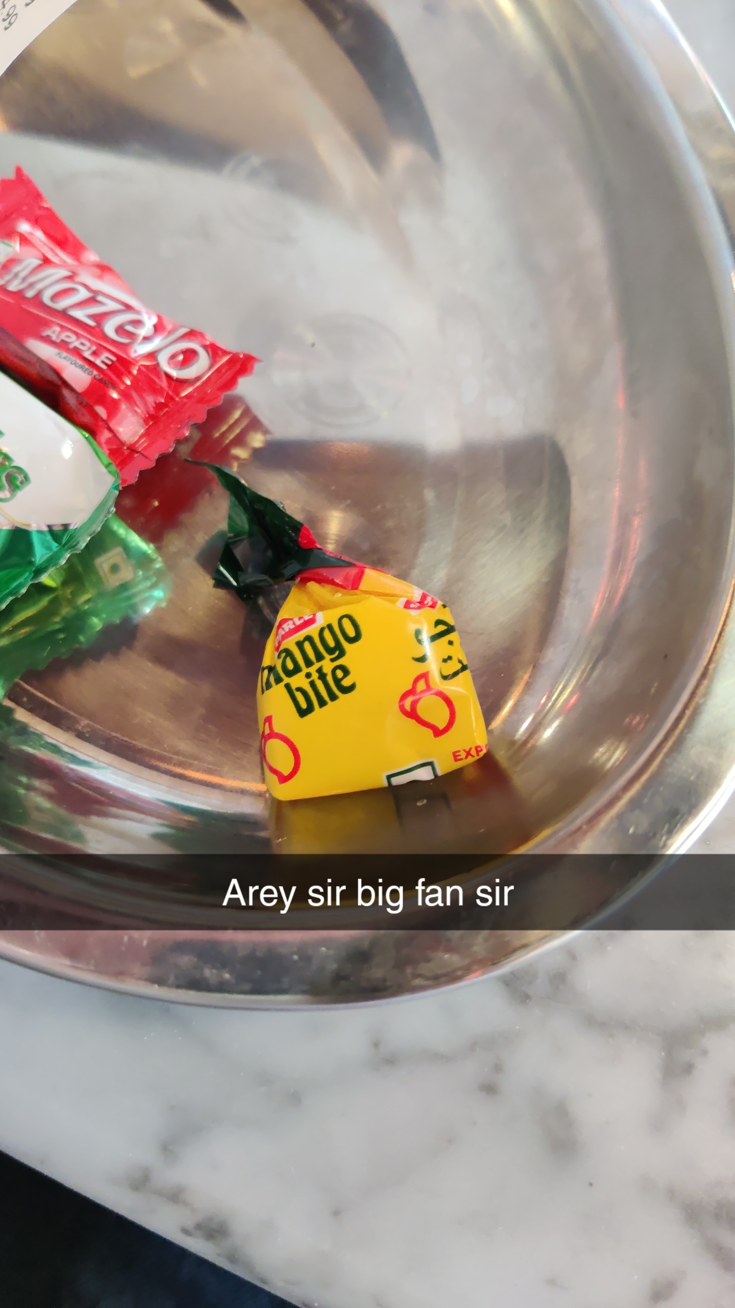 Unexpected sweet treat